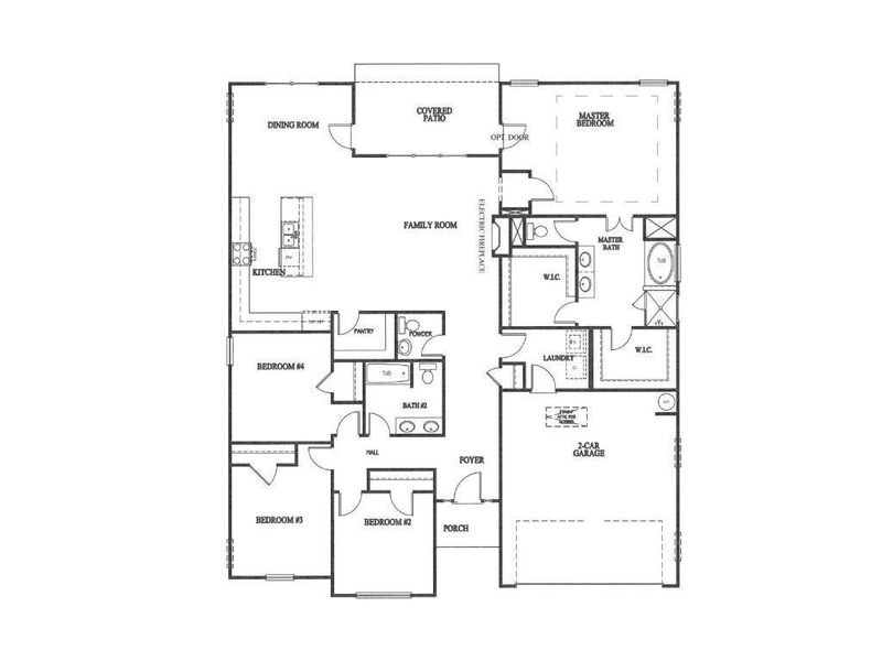 2D floor plan layout of this home in , Homer, GA (Image 3). 2D floor plan layout of this home in , Homer, GA (Image 3).