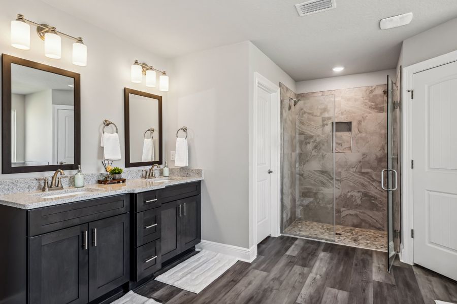 Representative furnished interior of a home built from the Ruby by Herbst Homes in Walther Reserve, Milton (Image 13).