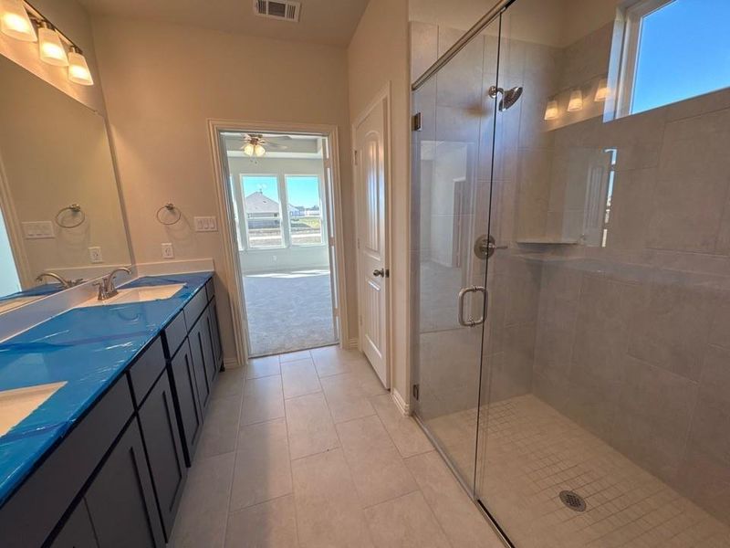 In-progress construction of a new home in Fairview Meadows, New Fairview, TX (Image 17).