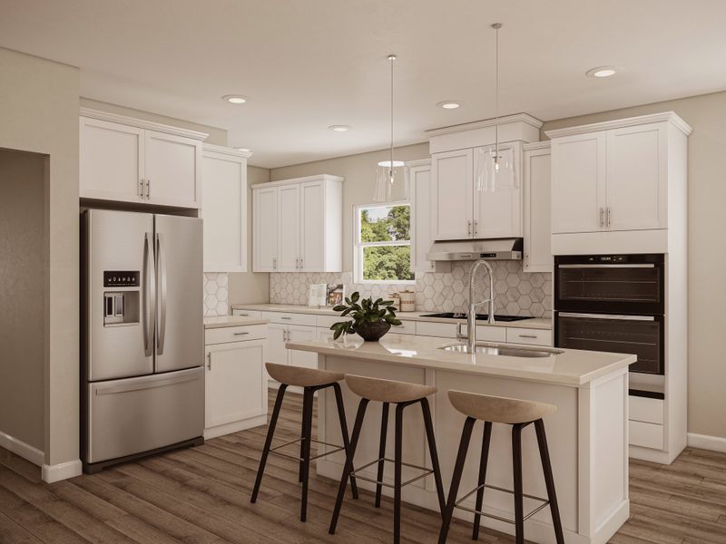 Furnished interior view inside a new home in Watkins Grove, Raleigh (Image 5).