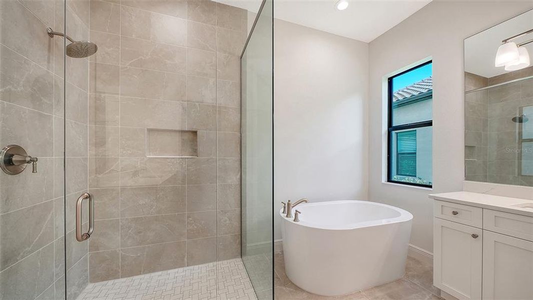 Furnished interior view inside a new home in , Nokomis (Image 10).