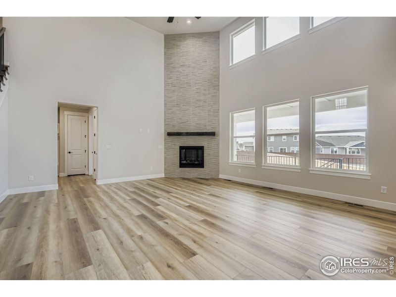 Spacious, unfurnished interior of a new home in RainDance National 60/70, Windsor (Image 14).