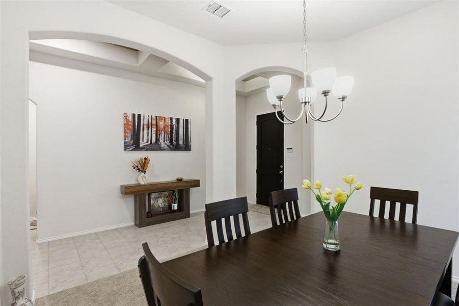 Furnished interior view inside a new home in Chisholm Hills, Cleburne (Image 9).