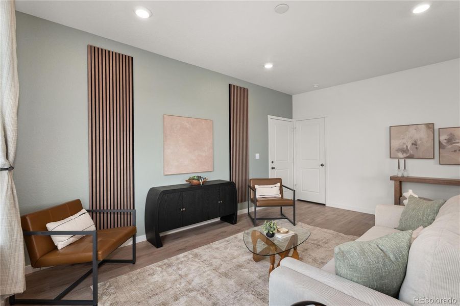 Furnished interior view inside a new home in Whisper Village, Arvada (Image 14).