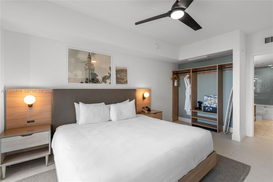 Furnished interior view inside a new home in , Miami (Image 9). Furnished interior view inside a new home in , Miami (Image 9).