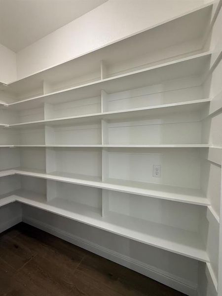 Appliance shelf with power outlet