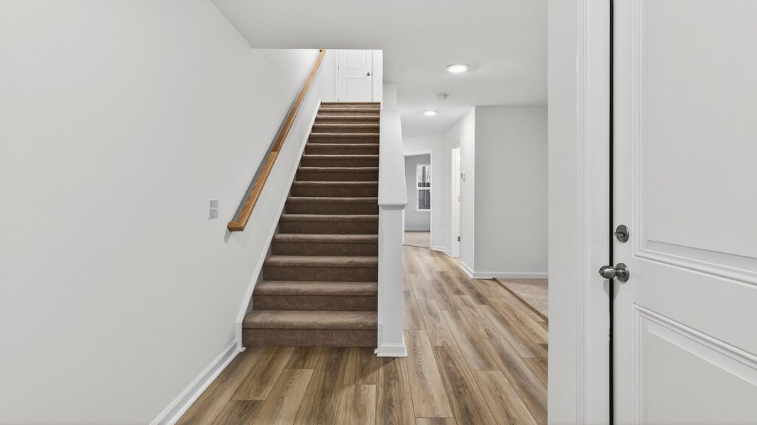 Furnished interior view inside a new home in Clear Springs Townhomes, North Charleston (Image 4).