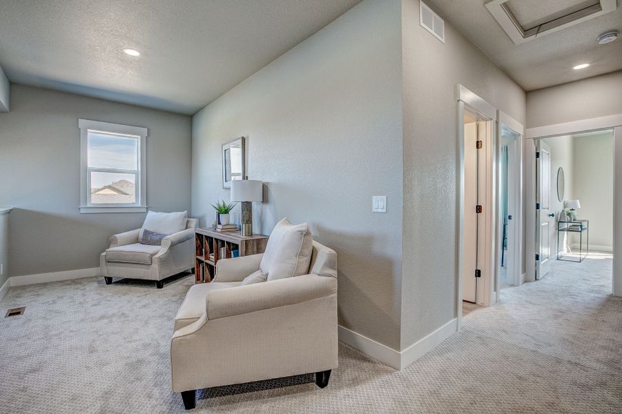 Representative furnished interior of a home built from the The Avalon by Landmark Homes in Vernazza, Windsor (Image 32).