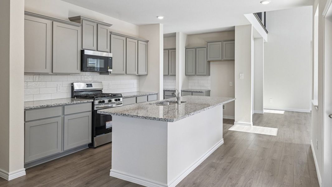 Furnished interior view inside a new home in Lilybrooke at Legacy Hills, Celina (Image 4).