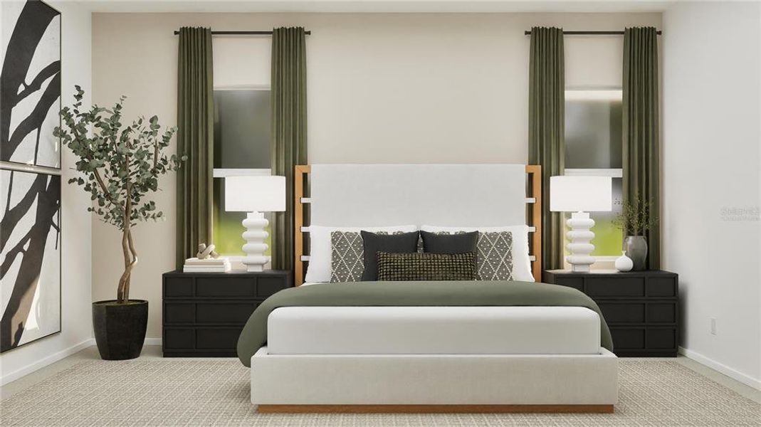 Furnished interior view inside a new home in Bridgewalk, St. Cloud (Image 14).