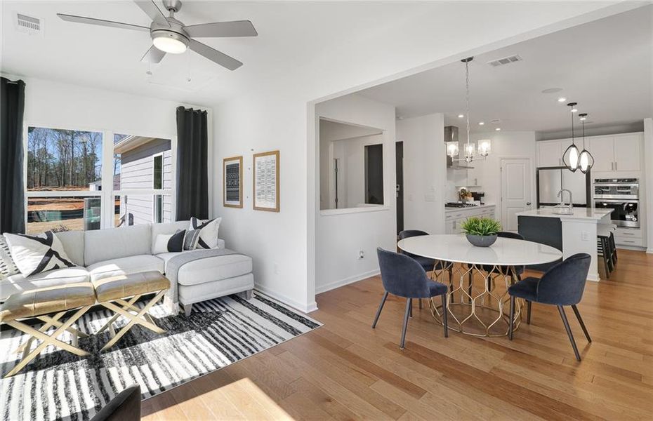 Furnished interior view inside a new home in Berkeley Mill, Cumming (Image 10).