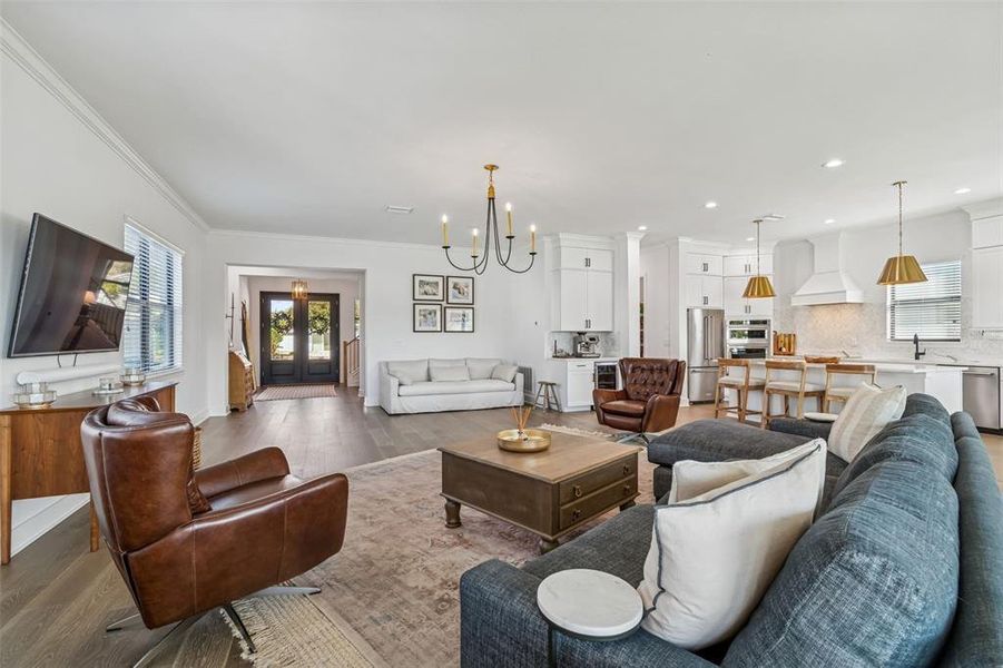 Furnished interior view inside a new home in , Tampa (Image 33).