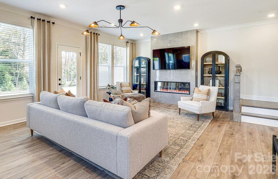 Furnished interior view inside a new home in Galloway Towns, Charlotte (Image 9).