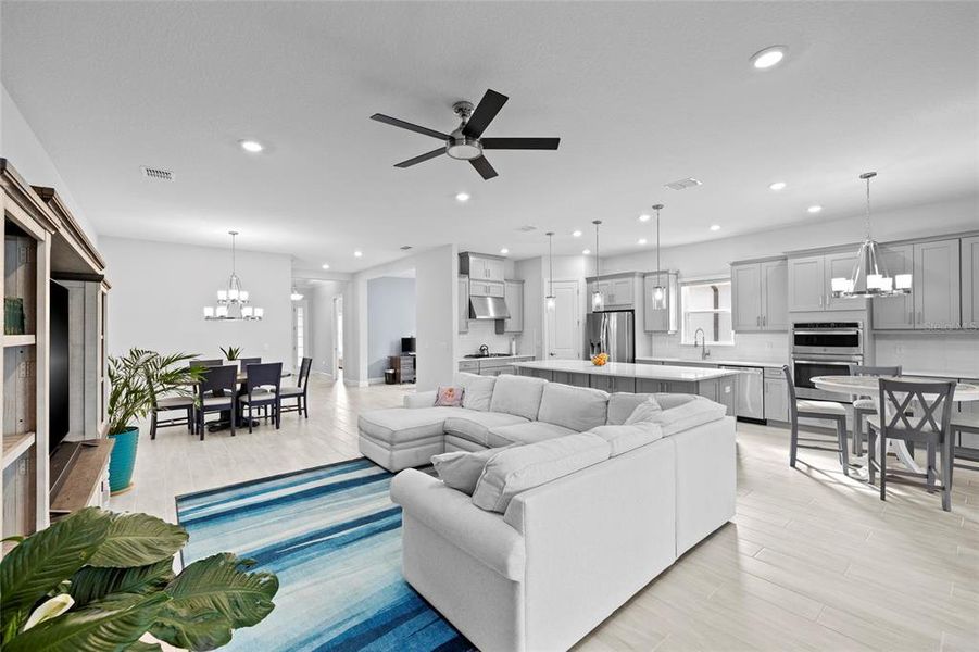 Furnished interior view inside a new home in , Palmetto (Image 8).