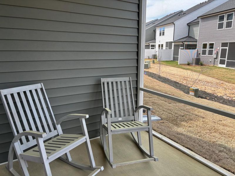 The Southport Outdoor Living Area