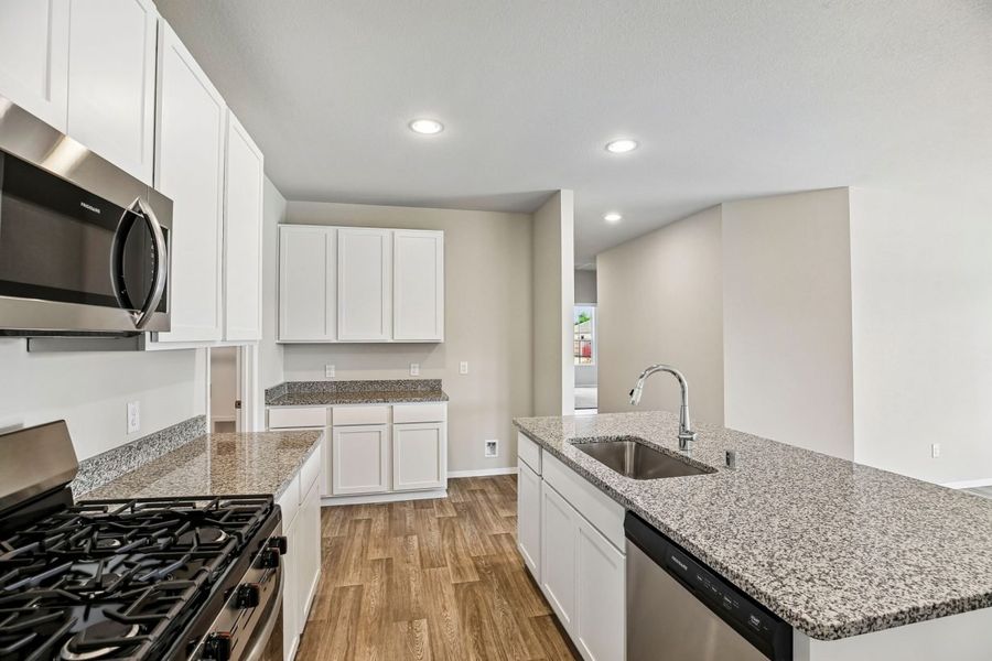 Representative furnished interior of a home built from the Legacy Hills 1754 by Brohn Homes in Legacy Hills, Mico (Image 6).