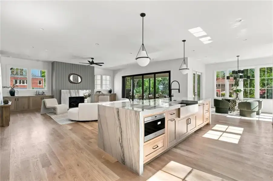 Furnished interior view inside a new home in , Atlanta (Image 67).