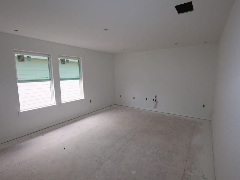 In-progress construction of a new home in Barksdale, Leander, TX (Image 13).