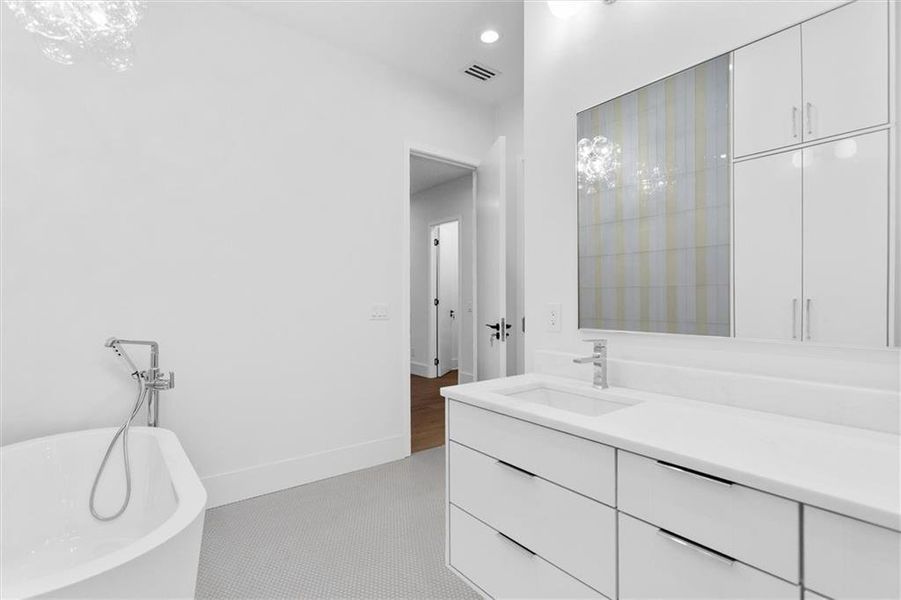Furnished interior view inside a new home in , Sugar Hill (Image 18).