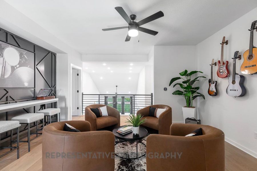 Furnished interior view inside a new home in Easton Park, Austin (Image 35).