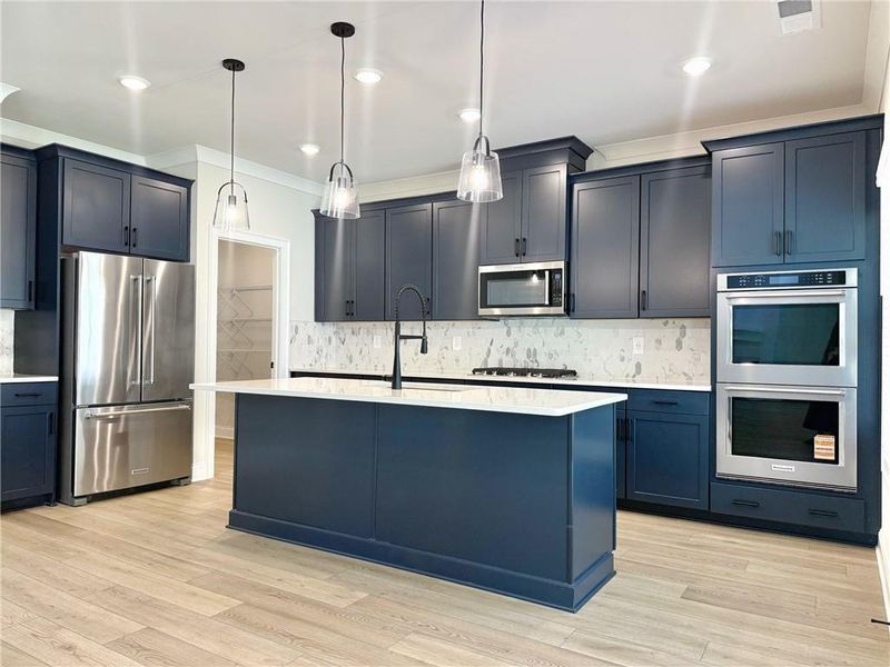 Furnished interior view inside a new home in Vines at Mill Creek - Legacy Series, Braselton (Image 4).