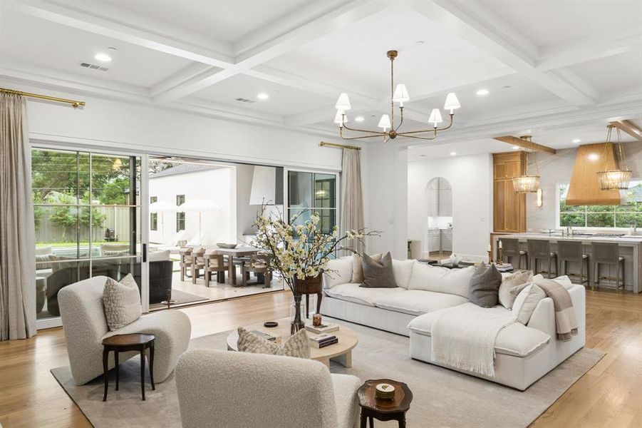 Furnished interior view inside a new home in , Dallas (Image 6).