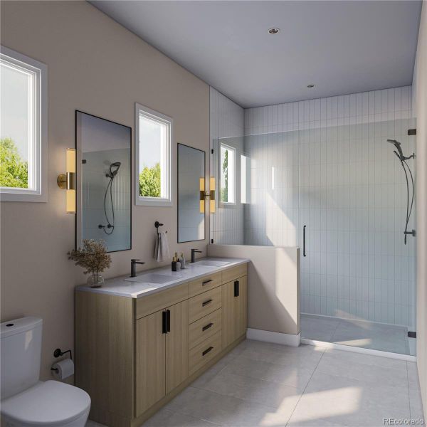 Furnished interior view inside a new home in , Wheat Ridge (Image 7).