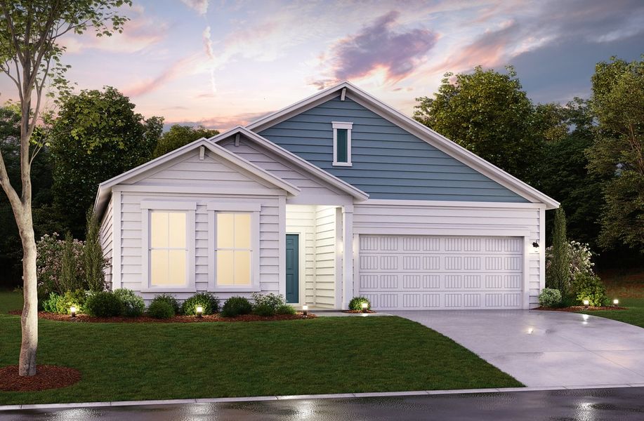 Representative exterior photo of a completed home built from the Georgetown by Beazer Homes in Sunset Landing, Little River, SC (Image 2).