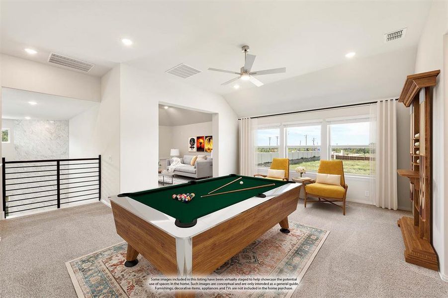 Furnished interior view inside a new home in Ridge Ranch Classic 50, Mesquite (Image 13). Furnished interior view inside a new home in Ridge Ranch Classic 50, Mesquite (Image 13).