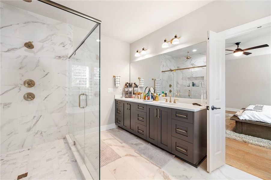 Furnished interior view inside a new home in , Marietta (Image 31).