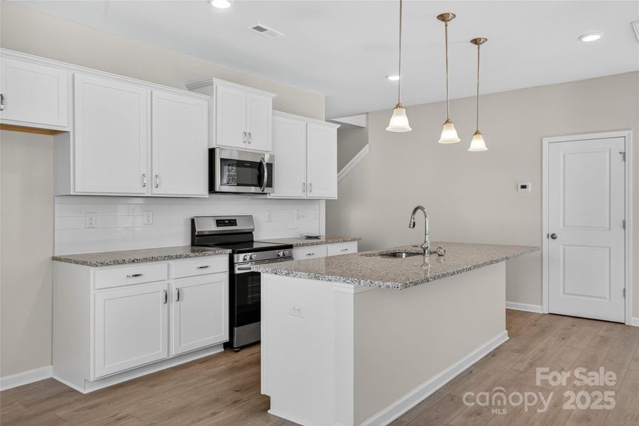 Furnished interior view inside a new home in Catawba Trace, Catawba (Image 7). Furnished interior view inside a new home in Catawba Trace, Catawba (Image 7).