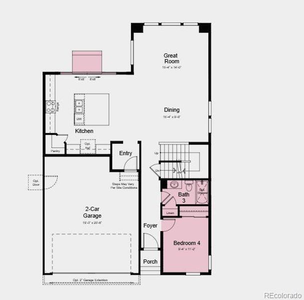 Additional Highlights Include: Unfinished Basement, 12" Center Sliding Glass Door, and Fourth Bed & Full Bath Combo.