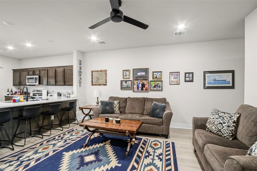 Furnished interior view inside a new home in , College Station (Image 5). Furnished interior view inside a new home in , College Station (Image 5).
