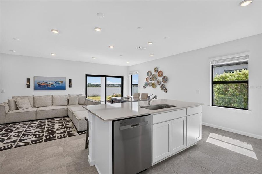 Furnished interior view inside a new home in , Sarasota (Image 15).