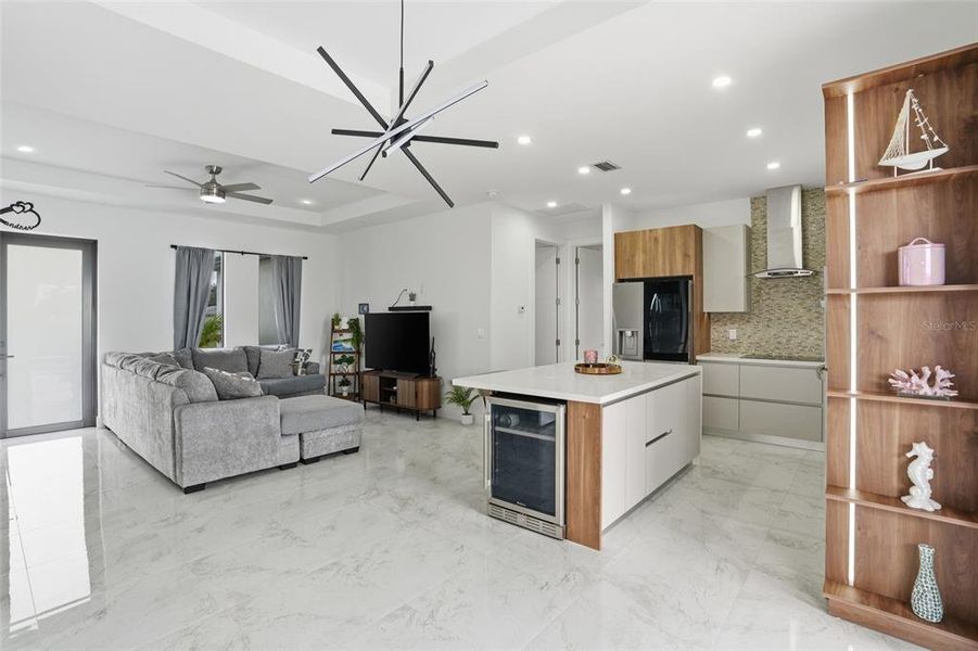 Furnished interior view inside a new home in , Cape Coral (Image 15).