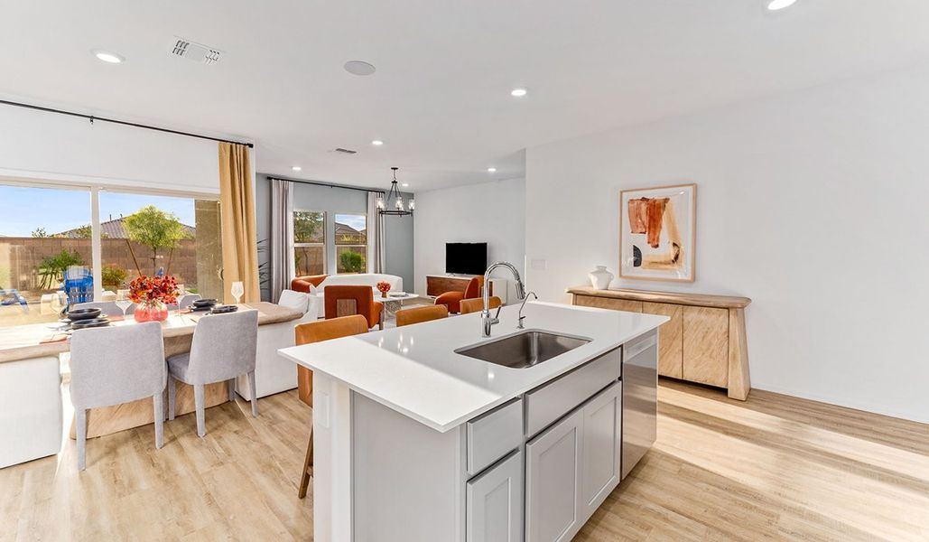 Furnished interior view inside a new home in Saguaro Bloom, Marana (Image 9). Furnished interior view inside a new home in Saguaro Bloom, Marana (Image 9).