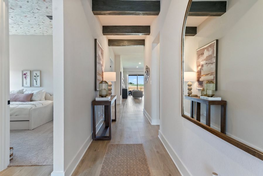 Representative furnished interior of a home built from the Cheyenne II by Ashton Woods in The Colony 50s, Bastrop (Image 5).