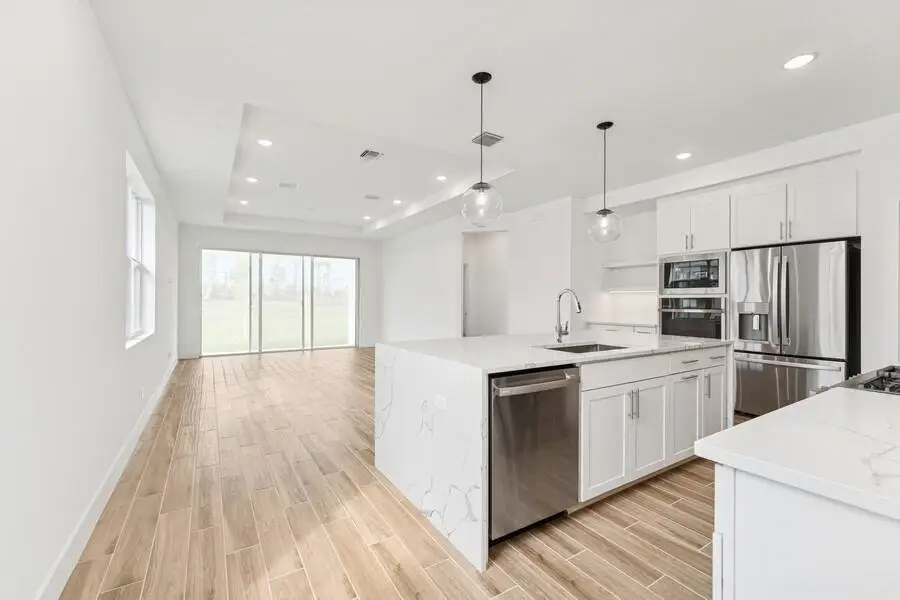 Kitchen, Dining Area and Great Room