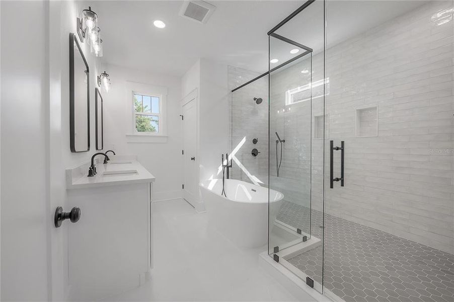 Furnished interior view inside a new home in , Tampa (Image 11).