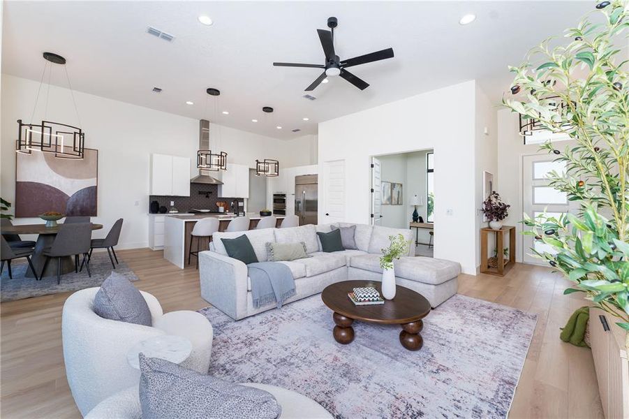 Furnished interior view inside a new home in , Apollo Beach (Image 13).