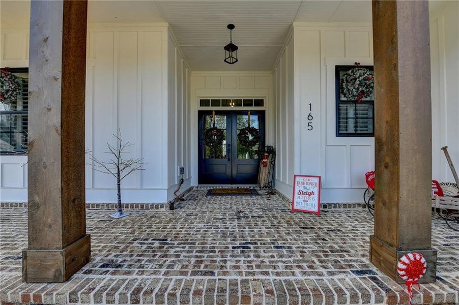 Exterior details and patio area of a home in , Ball Ground (Image 3).