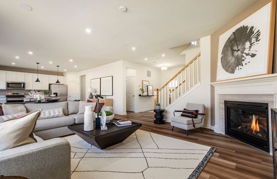 Furnished interior view inside a new home in Forest Creek, Waxhaw (Image 6). Furnished interior view inside a new home in Forest Creek, Waxhaw (Image 6).