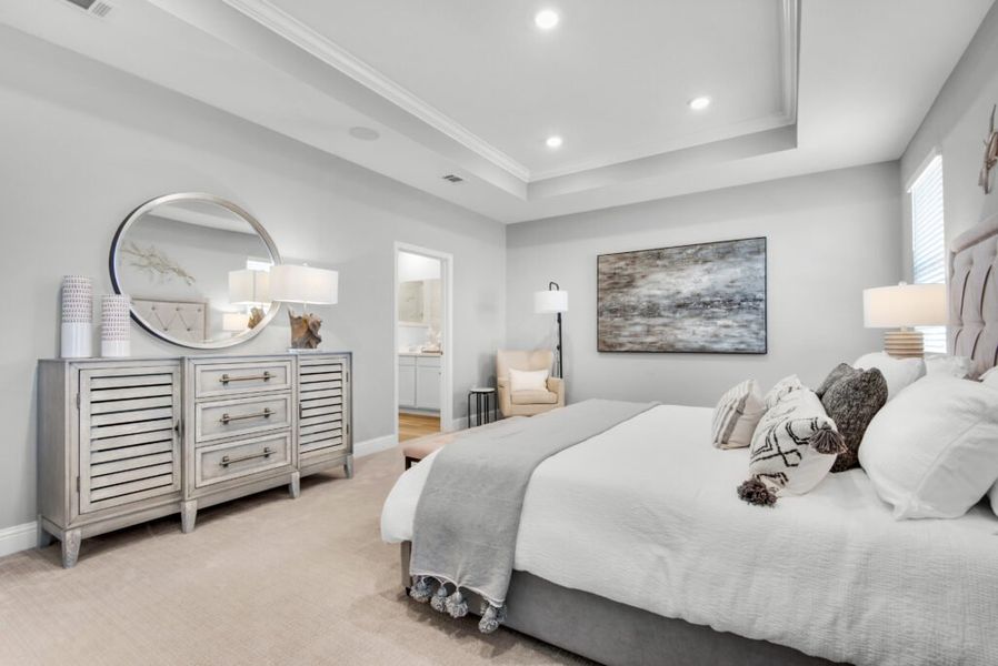 Furnished interior view inside a new home in Sanborn Hill, Milton (Image 8).