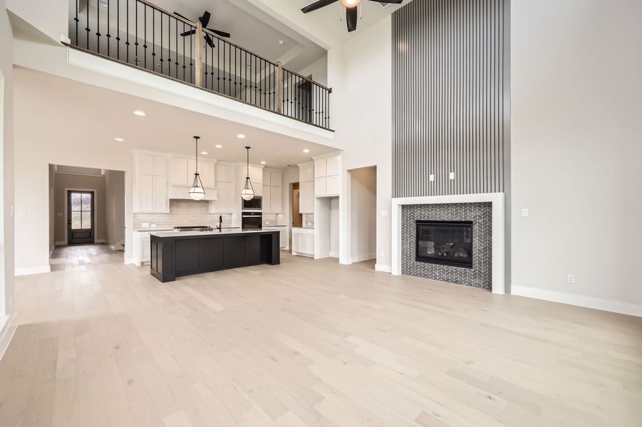 Plan 859 Representative Photo - Living Room/Kitchen Plan 859 Representative Photo - Living Room/Kitchen