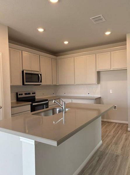 Beautiful details in open Kitchen