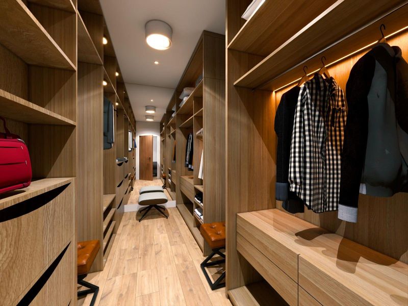 Furnished interior view inside a new home in , Houston (Image 11).