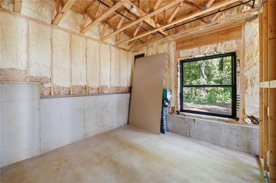 In-progress construction of a new home in , Roswell, GA (Image 58).