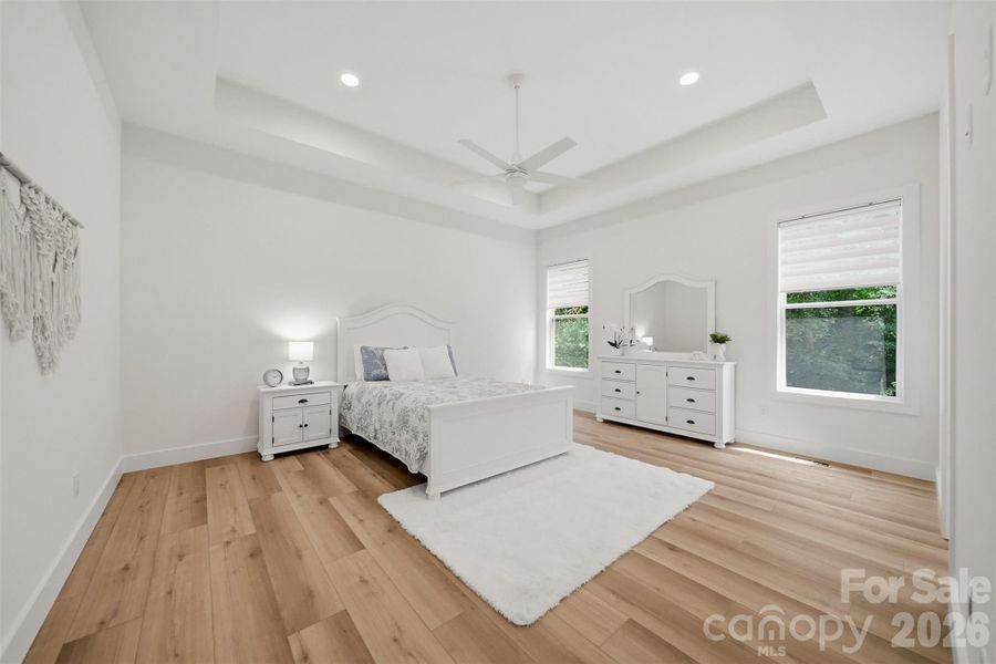 Master bedroom on main