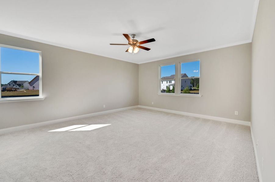Representative unfurnished interior of a home built from the The Madison by UnionMain Homes in Pickens Bluff, Hiram (Image 18). Representative unfurnished interior of a home built from the The Madison by UnionMain Homes in Pickens Bluff, Hiram (Image 18).