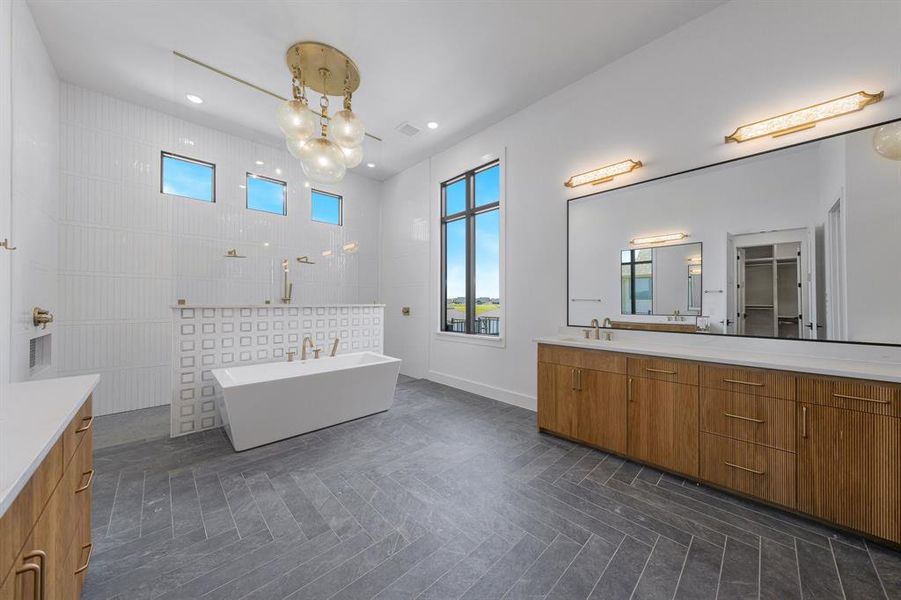 Furnished interior view inside a new home in The Resort on Eagle Mt. Lake, Fort Worth (Image 12). Furnished interior view inside a new home in The Resort on Eagle Mt. Lake, Fort Worth (Image 12).